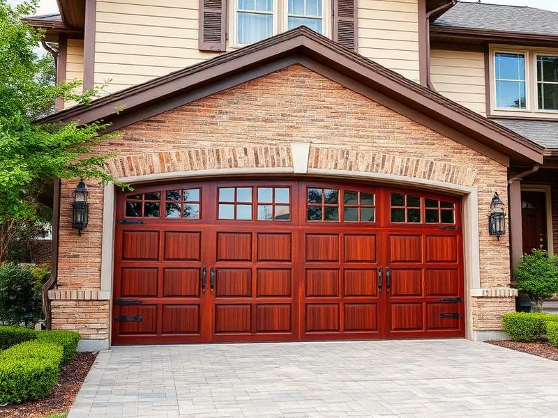 Quality carriage-style garage door installation by certified technicians